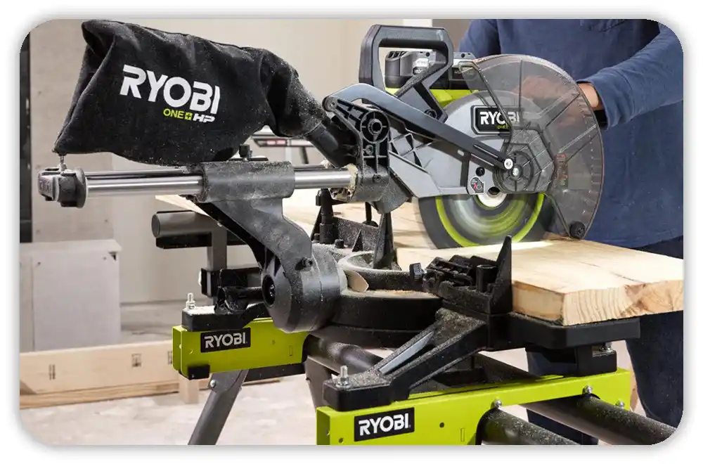 My Ryobi Miter Saw Dust Bag Problem