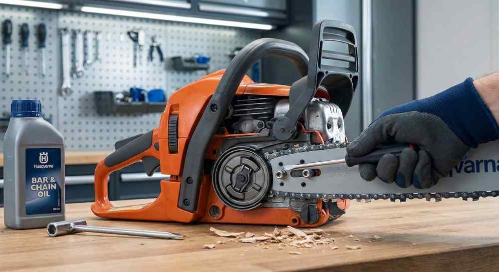 Adjust Bar Oil on Husqvarna 450