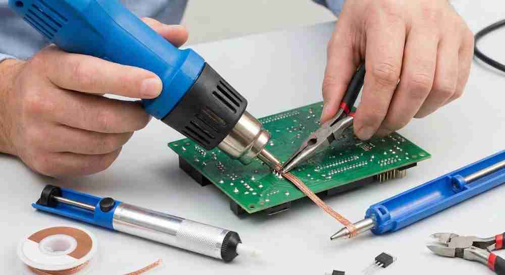 Remove Solder Without a Soldering Iron