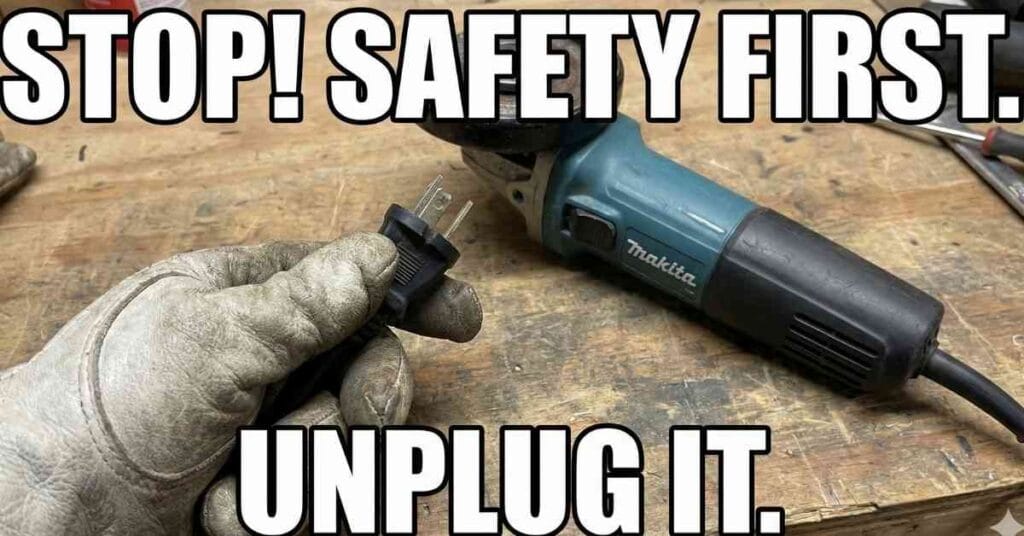 Makita Angle Grinder Stopped Working Suddenly