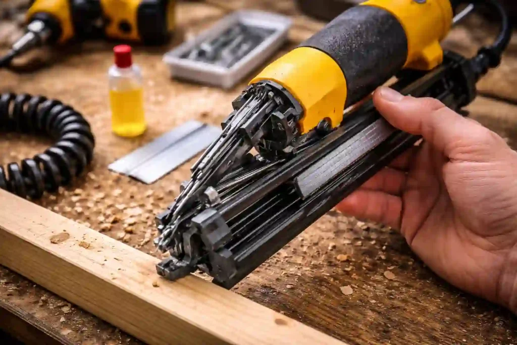 brad nailer not shooting nails
