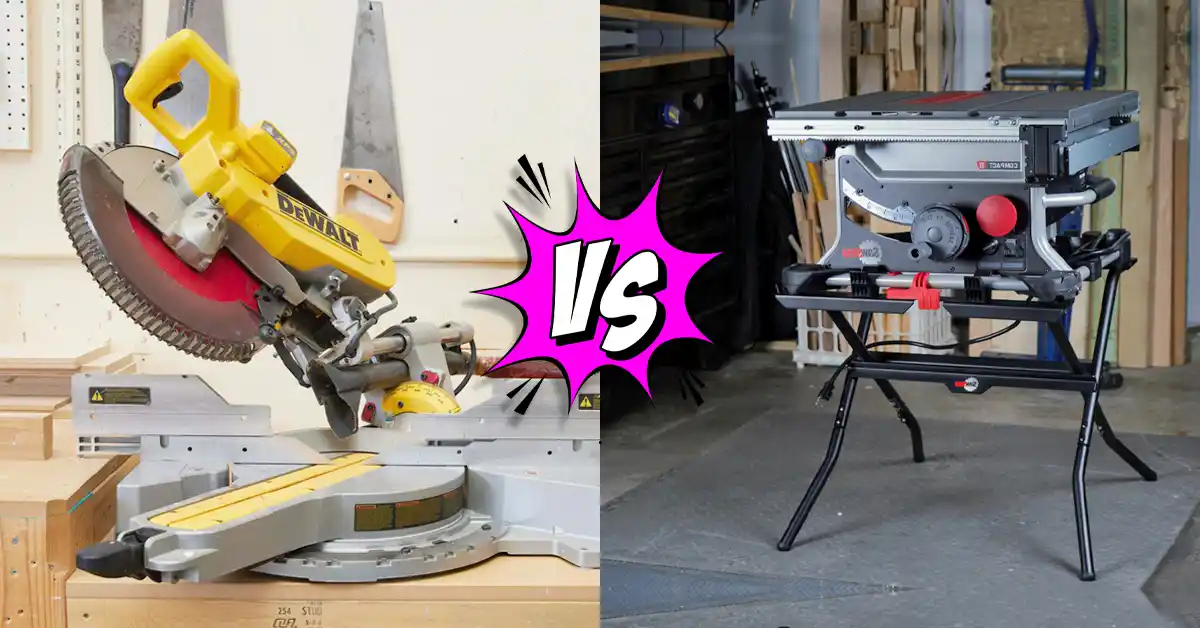 Miter Saw vs Table Saw — What I Learned Hands-On