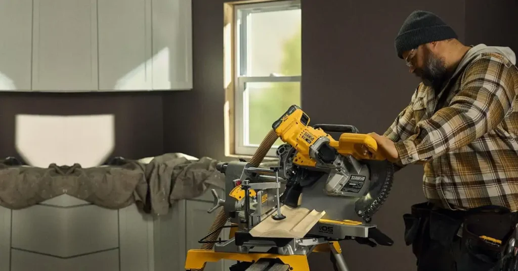 dewalt miter saw not sliding