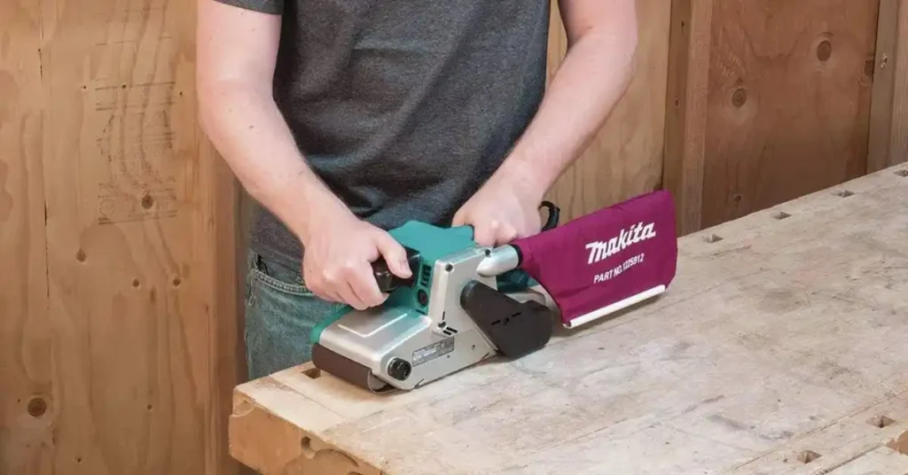 Makita Belt Sander Not Collecting Dust
