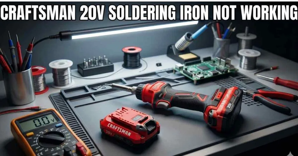 Craftsman 20V Soldering Iron Not Working