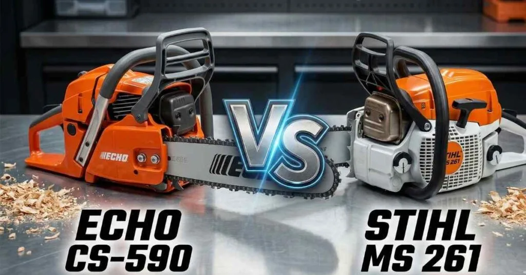 Echo CS-590 vs Stihl MS 261