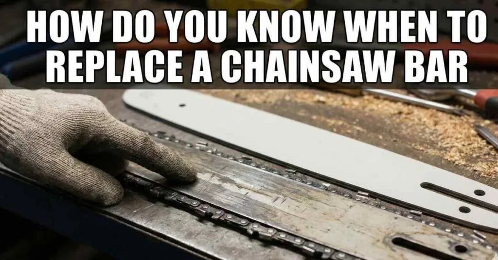 How Do You Know When to Replace a Chainsaw Bar