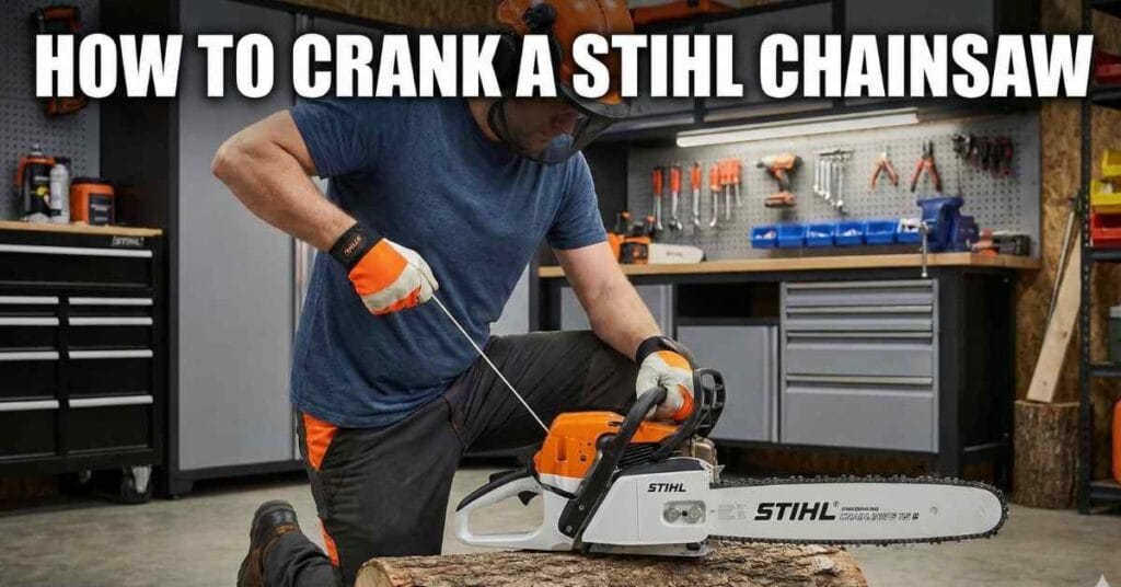 How to Crank a Stihl Chainsaw