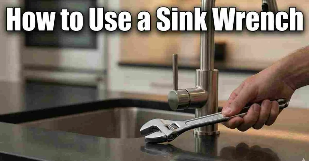 How to Use a Sink Wrench