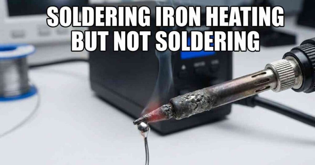 Soldering Iron Heating but Not Soldering