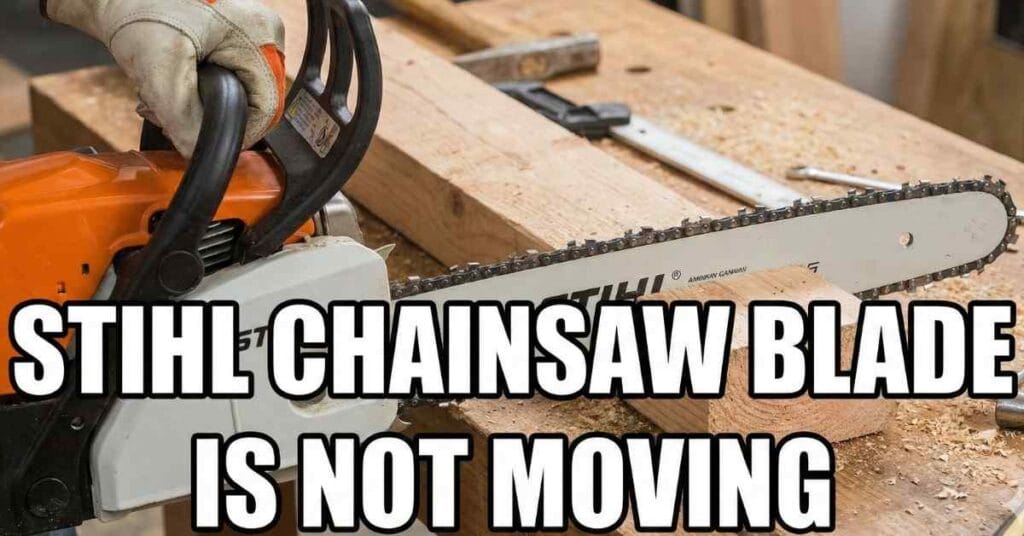 Stihl Chainsaw Blade Is Not Moving