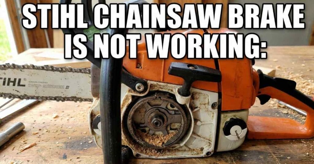Stihl Chainsaw Brake Is Not Working