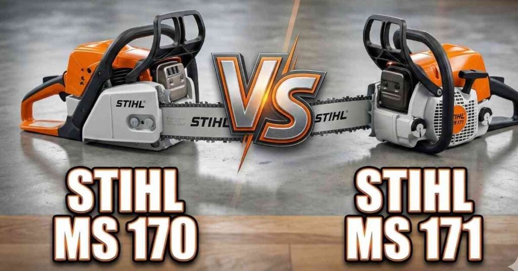 Stihl MS 170 vs MS 171