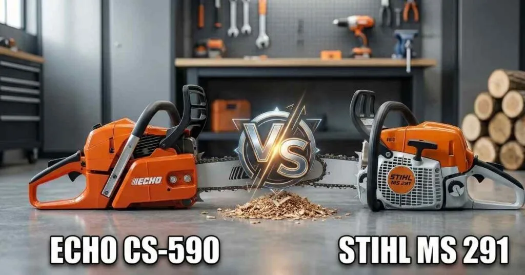 Echo CS-590 vs Stihl MS 291