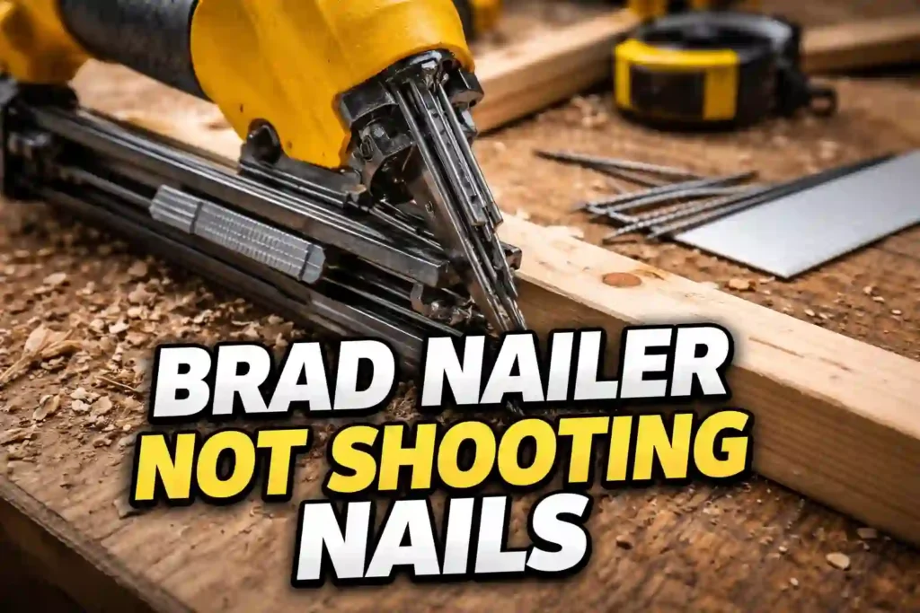 Brad Nailer Not Shooting Nails