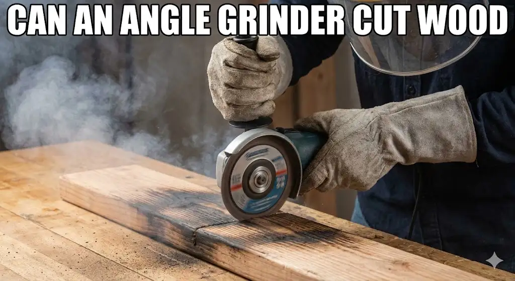 Can an angle grinder cut wood