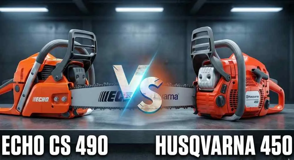 Echo CS 490 vs Husqvarna 450