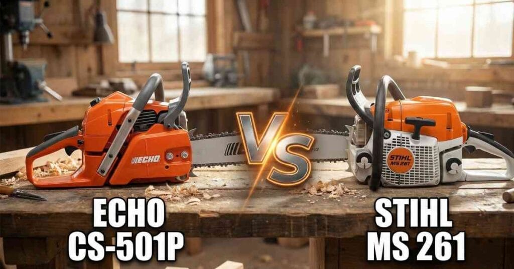 Echo CS-501P vs Stihl MS 261