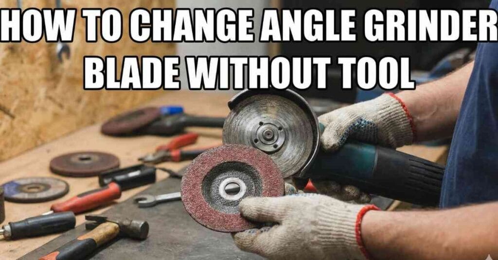 How to Change Angle Grinder Blade Without Tool