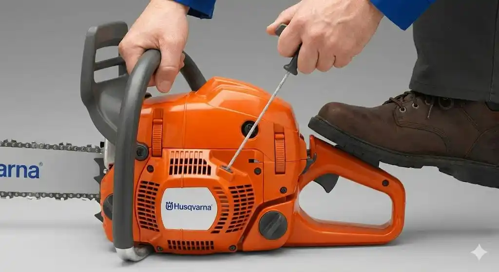 How to Start a Husqvarna Chainsaw