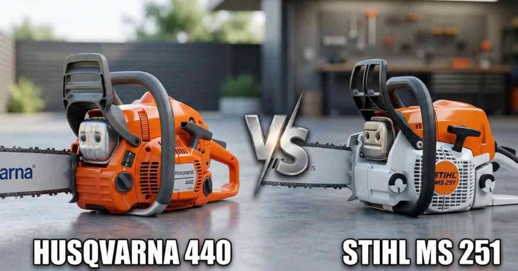 Husqvarna 440 vs Stihl MS 251