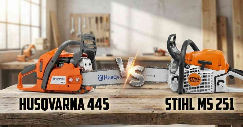 Husqvarna 445 vs Stihl MS 251