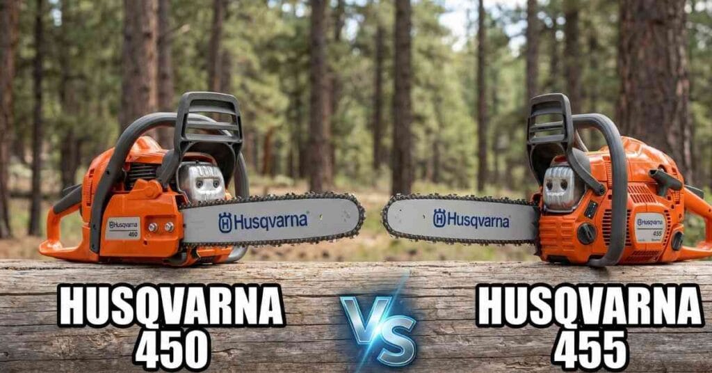 Husqvarna 450 vs 455