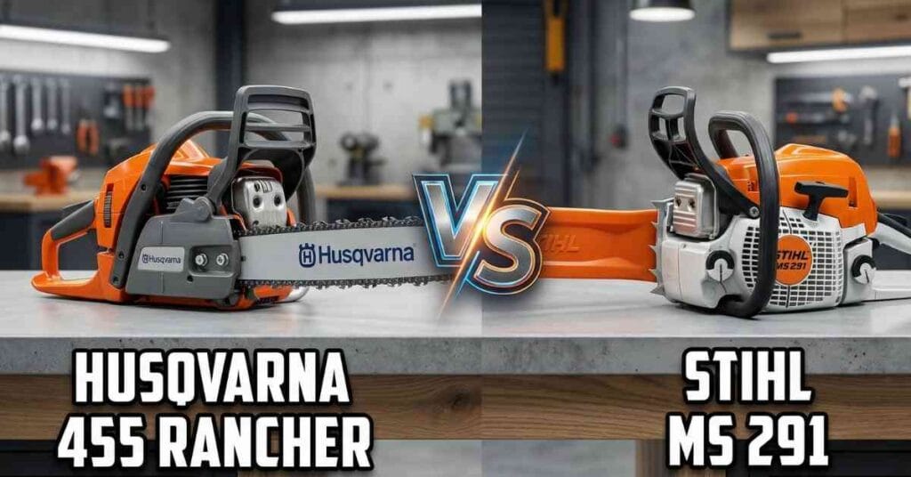 Husqvarna 455 Rancher vs Stihl MS 291