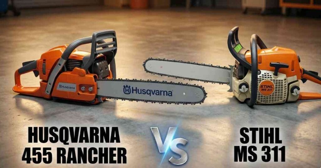Husqvarna 455 Rancher vs Stihl MS 311