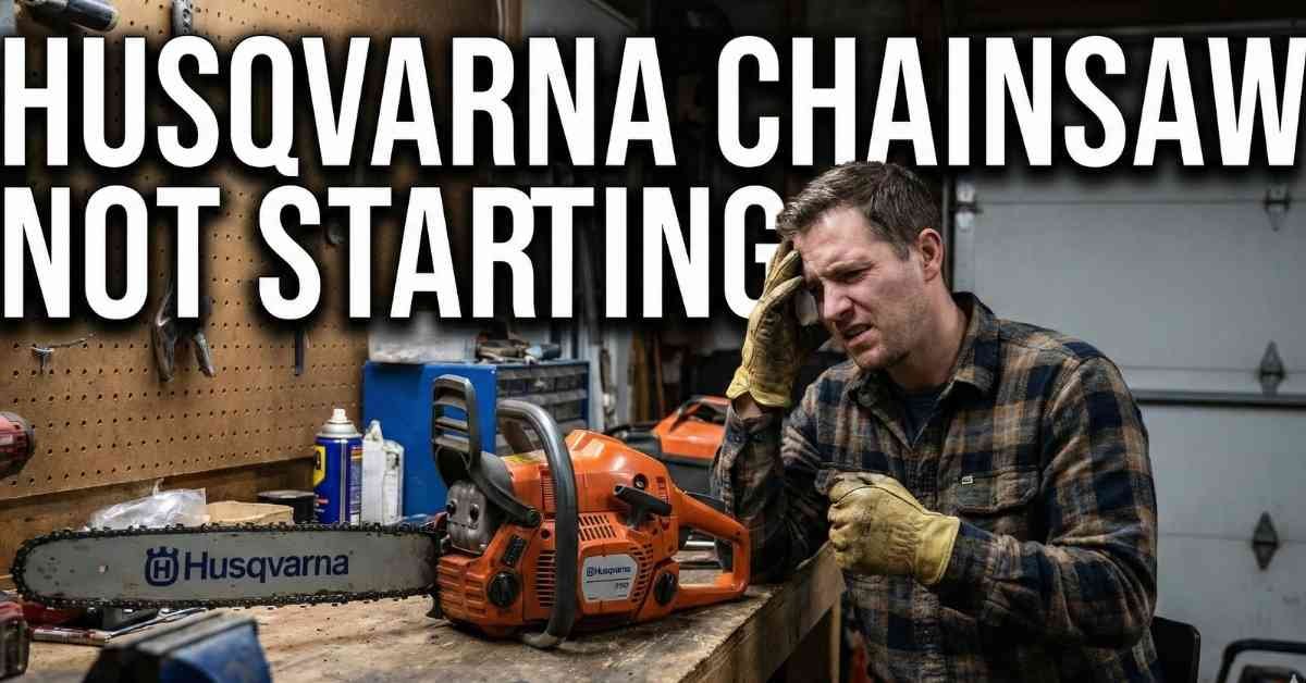 My Husqvarna Chainsaw Not Starting: A Quick DIY Fix