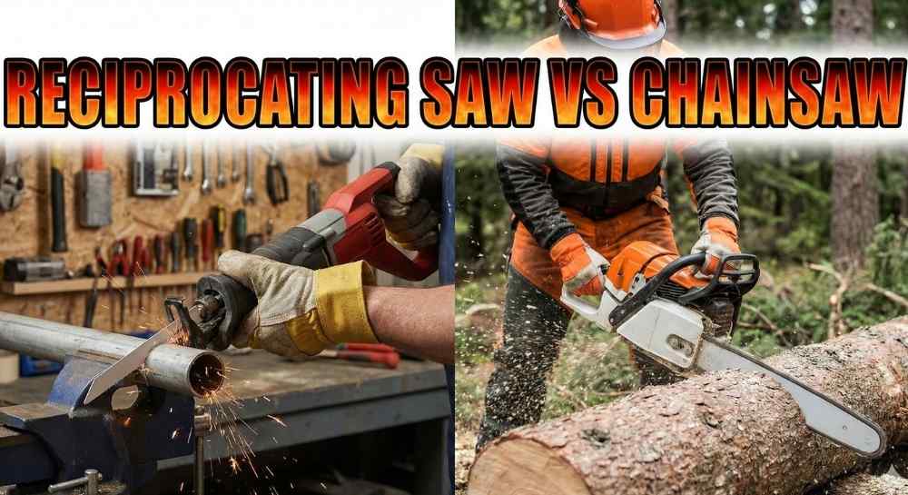 Reciprocating saw vs chainsaw