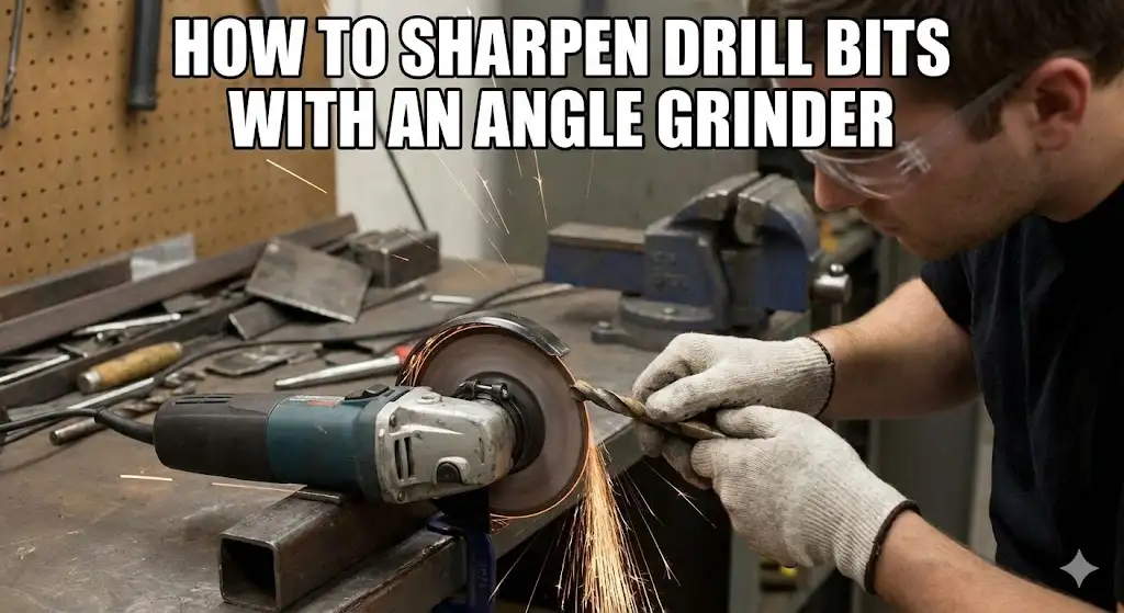 How to Sharpen Drill Bits With Angle Grinder