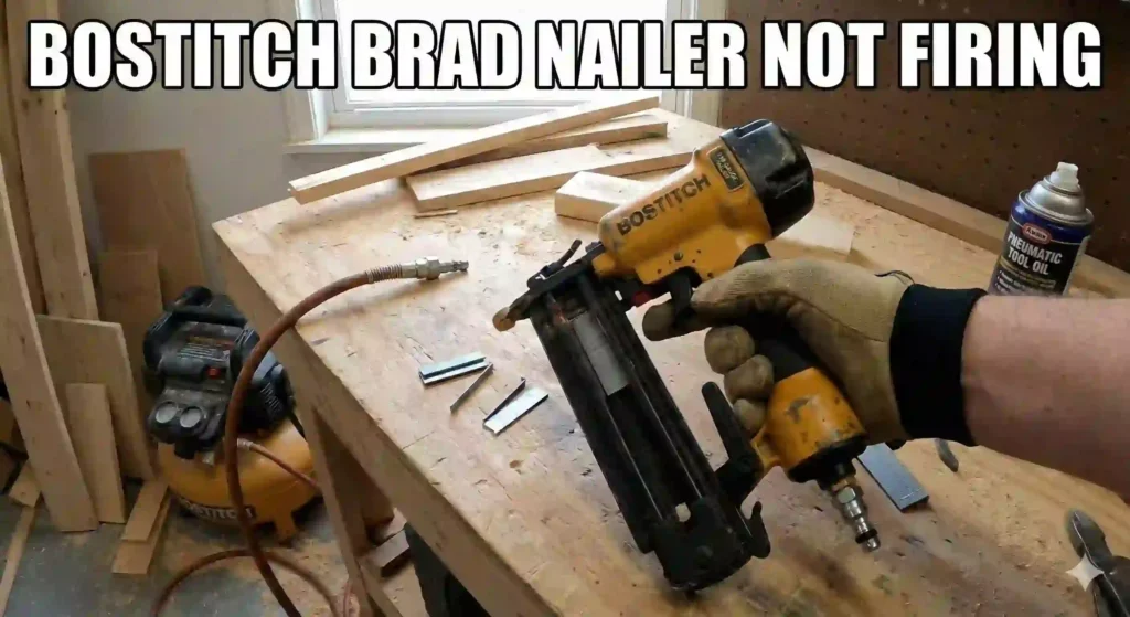 Bostitch brad nailer not firing