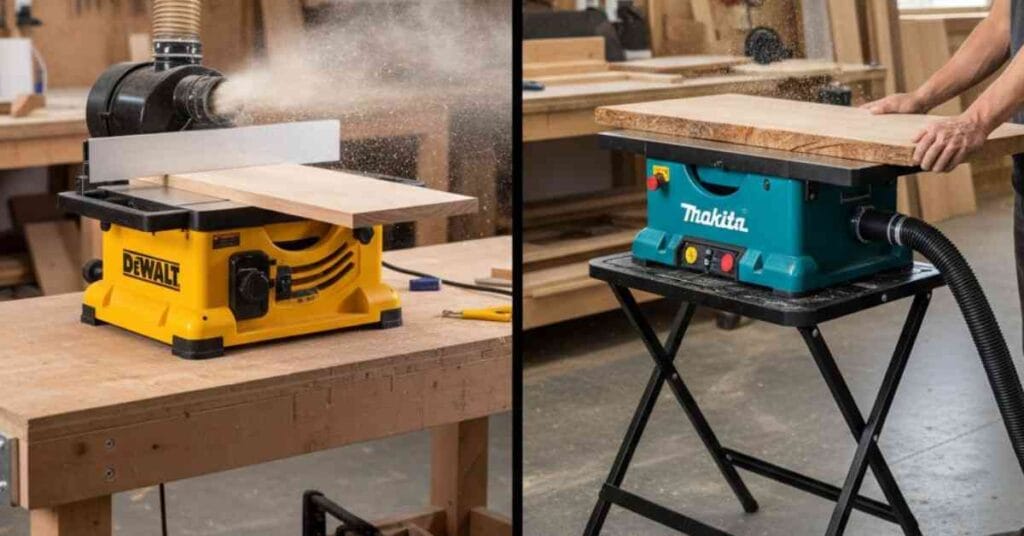 DeWalt DW735 vs Makita 2012N