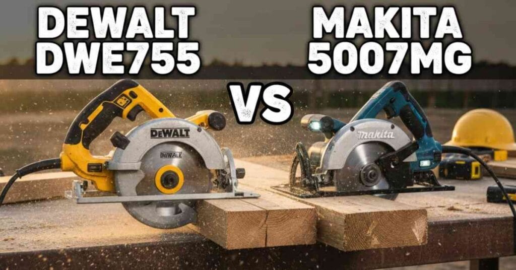 Dewalt dwe575 vs Makita 5007mg