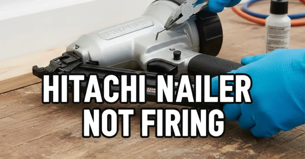 Hitachi Brad Nailer Stopped Firing