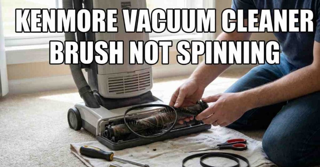 How to Fix a Kenmore Vacuum Cleaner Brush Not Spinning
