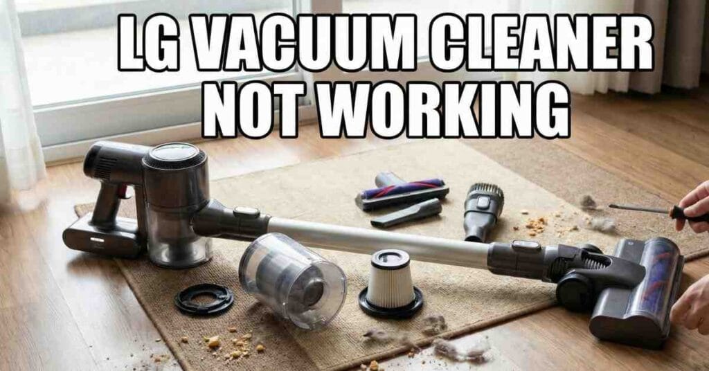 LG Vacuum Cleaner Not Working