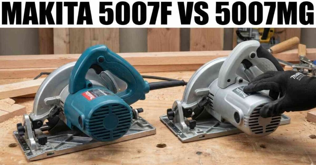 Makita 5007F vs 5007MG My Real Saw Test
