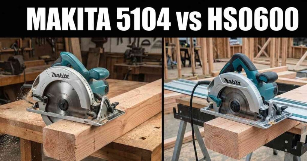 Makita 5104 vs HS0600