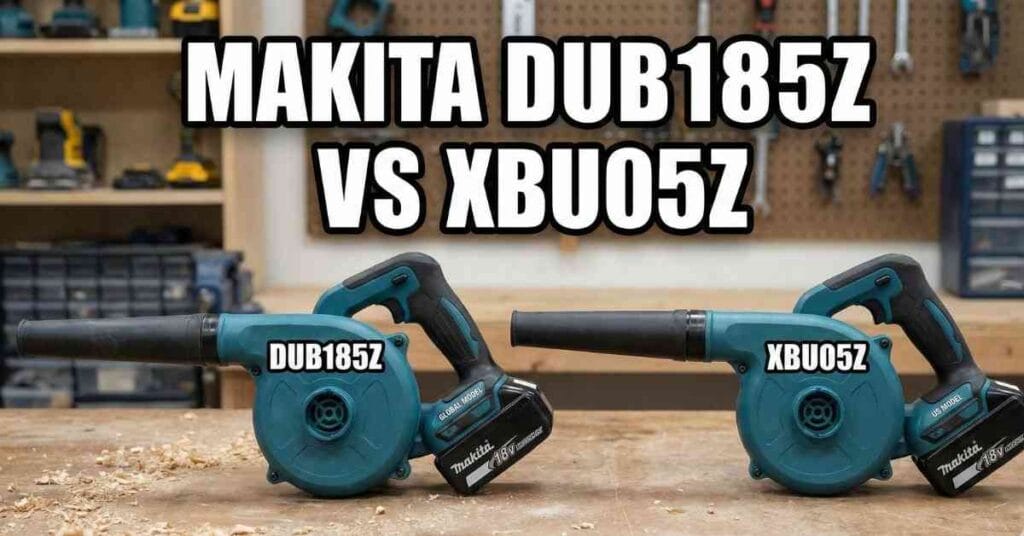 Makita DUB185Z vs XBU05Z My Real Shop Test