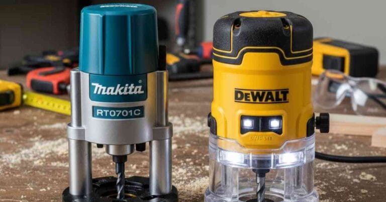 Makita RT0701C vs DeWalt DWP611