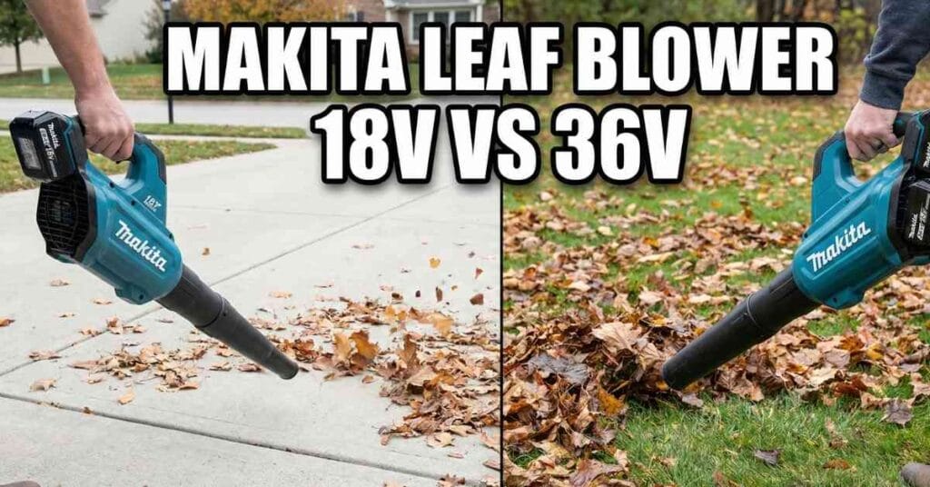 Makita leaf blower 18v vs 36v
