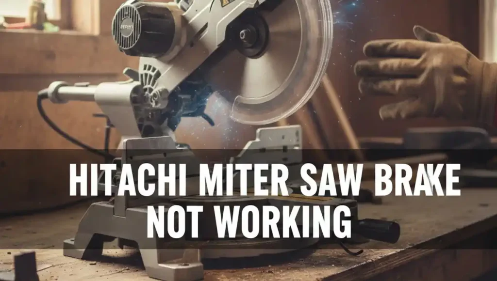 Hitachi Miter Saw Brake Stopped Working