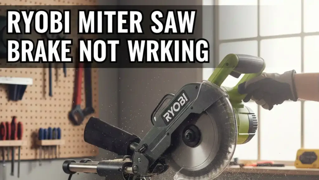 Ryobi Miter Saw Brake Stopped Working