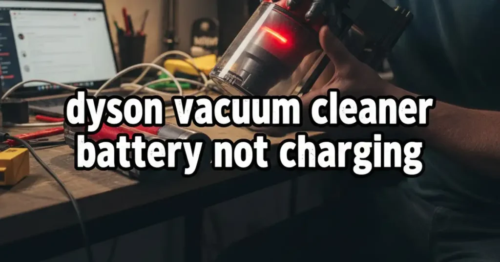 dyson vacuum cleaner battery not charging