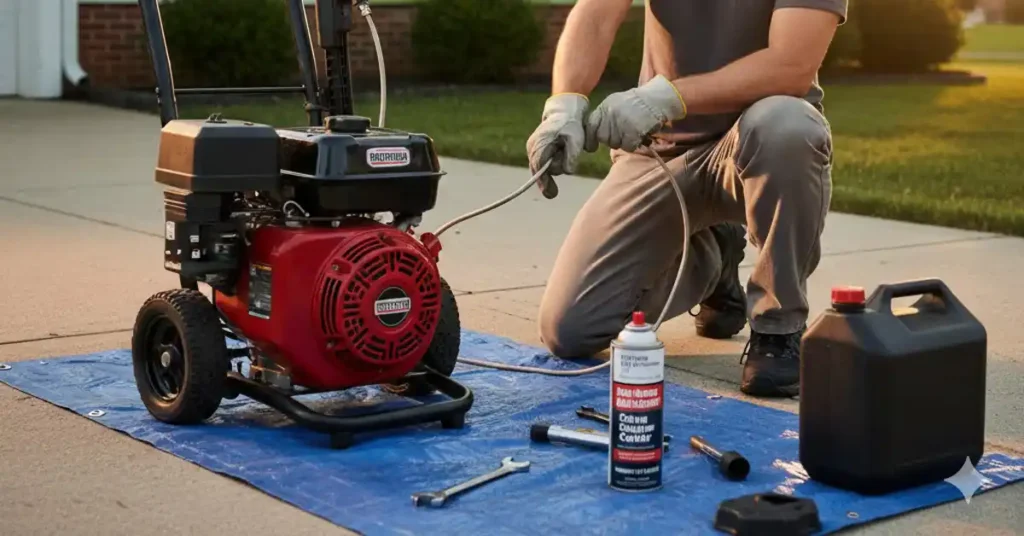 briggs and stratton pressure washer not starting