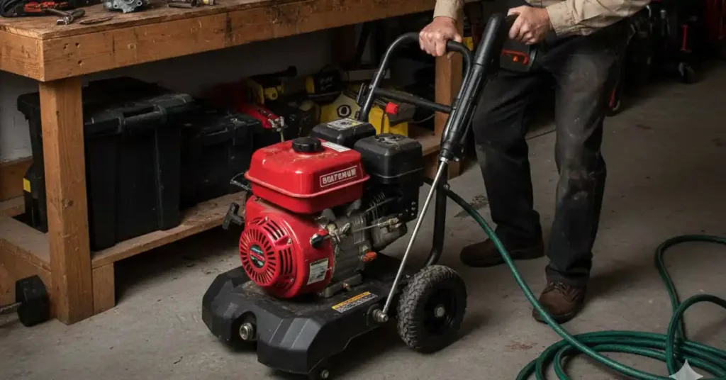 craftsman pressure washer will not start