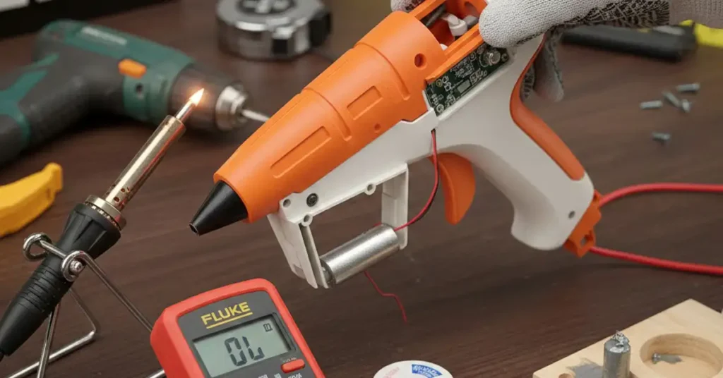 glue gun not heating up