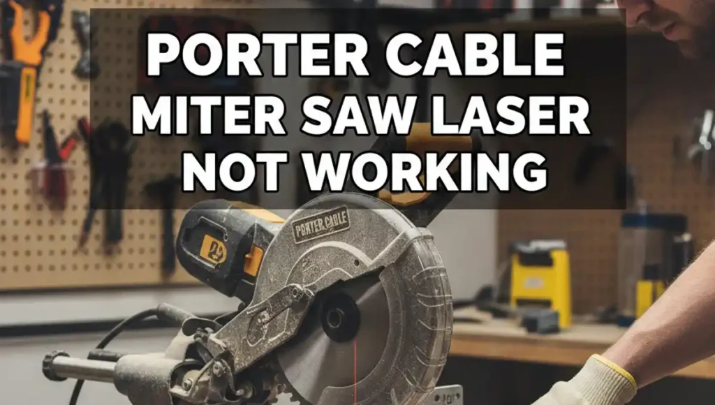 Porter Cable Miter Saw Laser Not Working